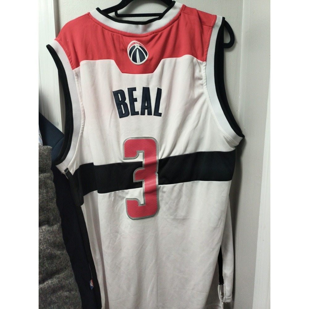 NWT Washington Wizards Bradley Beal #3 Jersey Adidas Men's Sz XXL Red White Blue - Picture 8 of 10